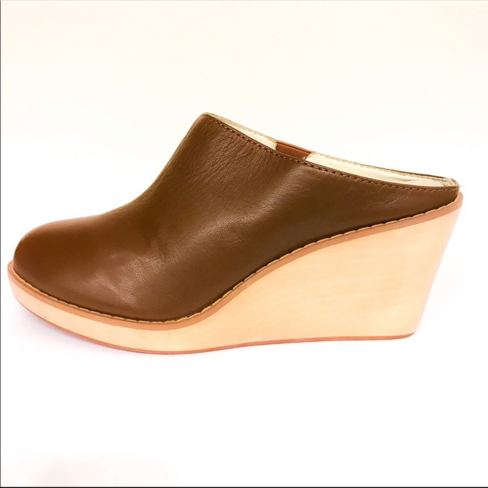 J. Jill 9 Leather Wedge Mules